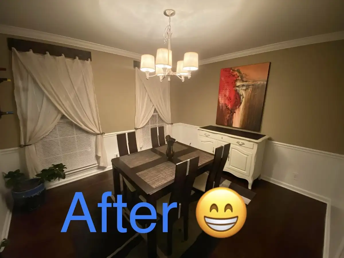 Professional dining room restoration after water damage in Charles Town